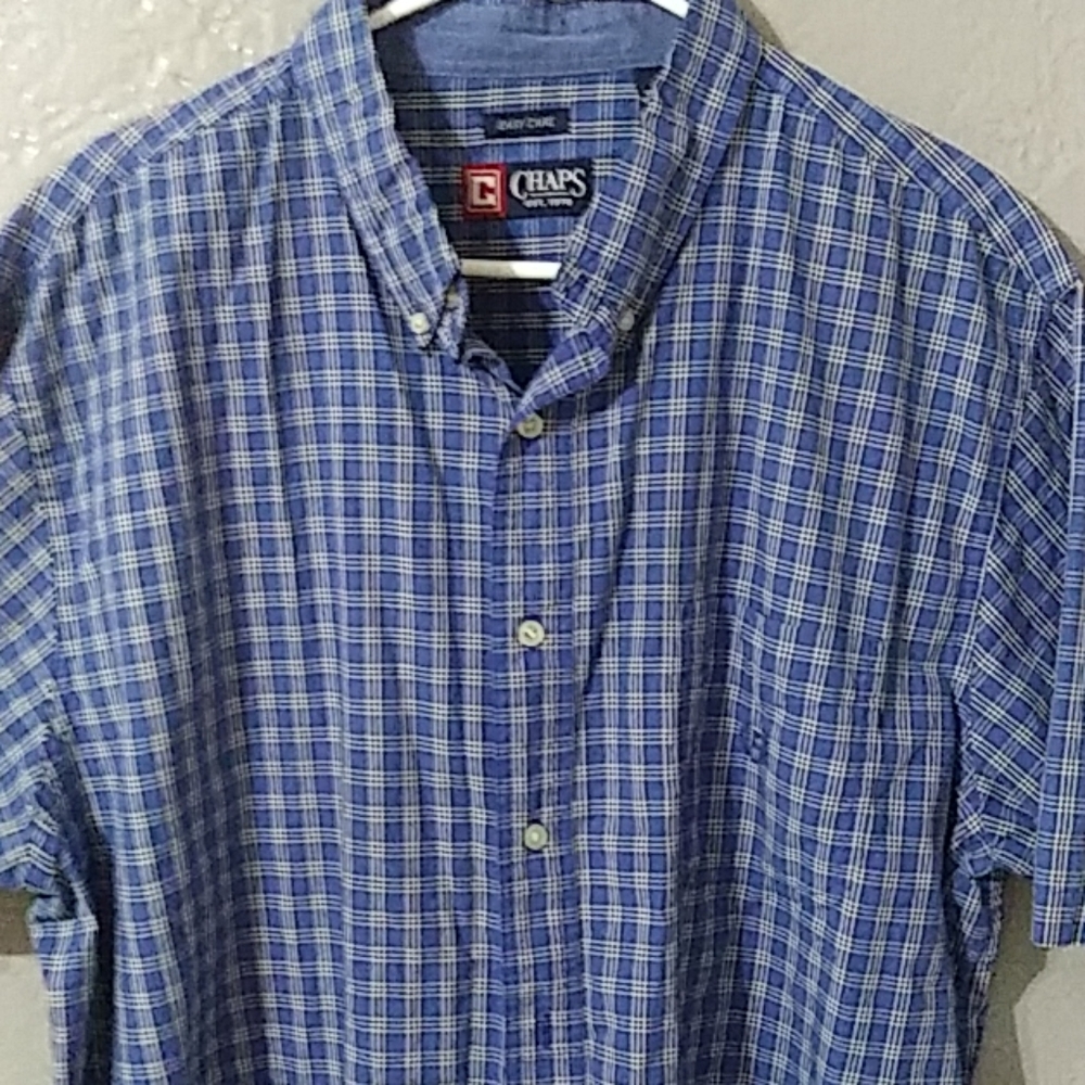 Mens short sleeve button up dress shirt